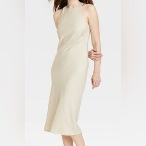 A New Day Silky Sheath Midi Tank Dress XL